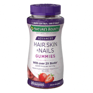 Hair, Skin & Nails 80 gomas (2x mais biotina)