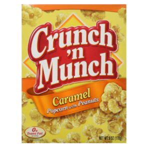 Pipoca Munch'n Crunch - caramelo com amendoim
