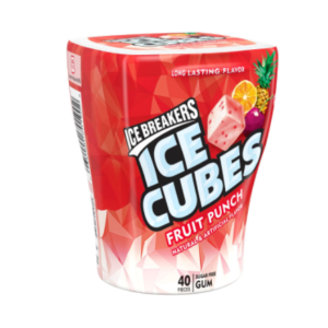 Chiclete Ice Cubes 40 unidades - Frutas (sem açúcar)