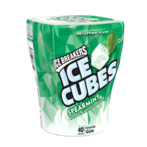 Chiclete Ice Cubes 40 unidades - Hortelã (sem açúcar)