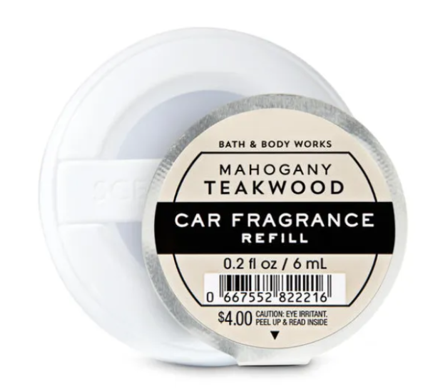 Essência de carro Mahogany Teakwood - Bath & Body Works