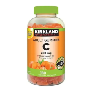 Vitamina C com 180 gomas sabor tangerina  - Kirkland